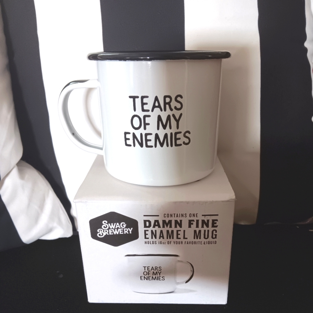 16 oz enamel mug
